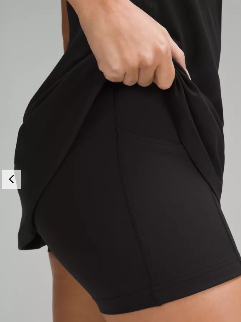 Lululemon Align Cami Strap Dress 12/ XL Black - Picture 3 of 9